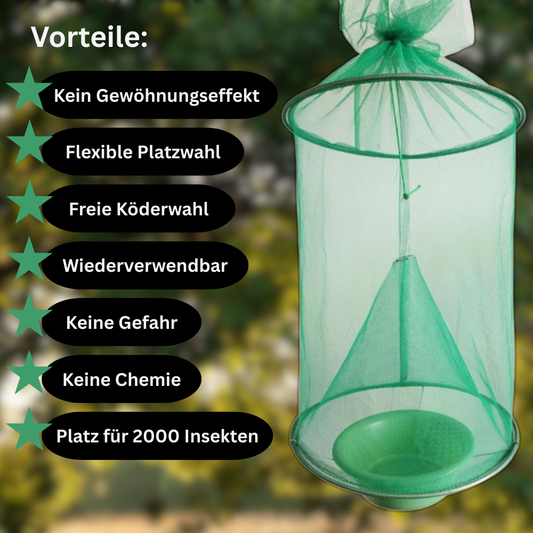 Fliegenfalle - Effektiver Schutz, Fliegen- und Bremsen-Falle